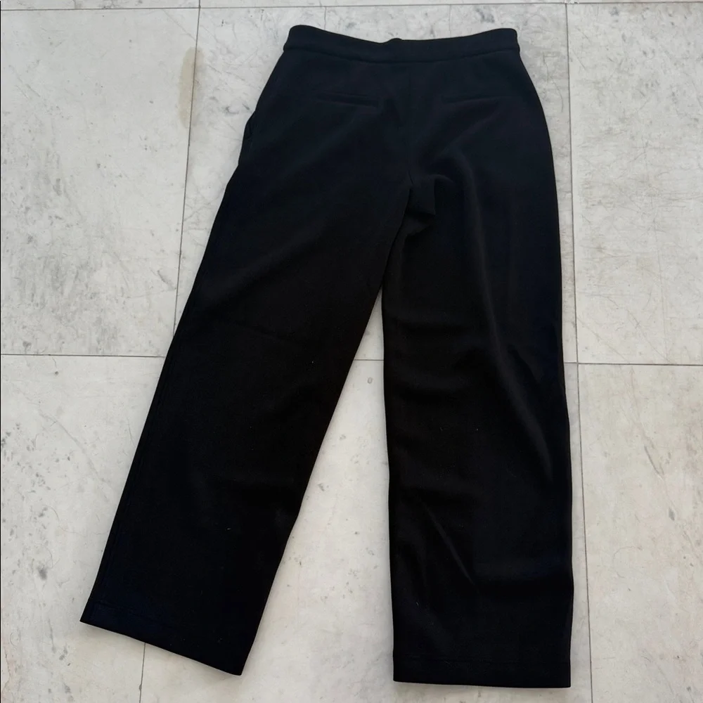 Christian Siriano Black Tailored Wide Trousers - Picture 3 of 3